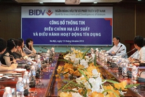 BIDV hạ một loạt lãi suất cho vay