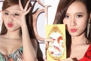 Angela Phương Trinh 'chu mỏ' đọ độ cute với Midu