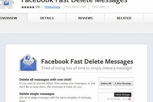Xóa nhiều tin nhắn trong Facebook cùng lúc