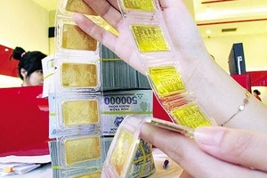 Giá vàng tăng lên 42,2 triệu đồng/lượng