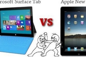 Tablet Surface thua iPad về thời lượng pin