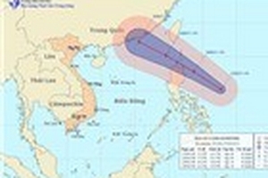 Tin bão gần biển Đông (Cơn bão Doksuri)