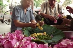 Xây dựng thương hiệu cho chè sen hồ Tây cổ truyền