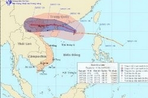 Tin bão gần bờ ( Cơn bão số 4)