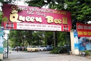 Ôtô, hàng quán, siêu thị... băm nát công viên