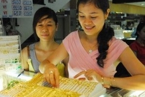 Vàng tăng 150.000 đồng mỗi lượng trong một tháng