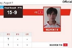 Đấu kiếm Olympic: Nguyễn Tiến Nhật bị loại