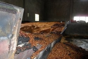 Cháy rụi kho nông sản, 10 công nhân chạy thoát