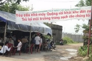 Hải Phòng: Dân vây nhà máy gây ô nhiễm