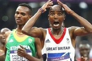 Mo Farah lập cú đúp HCV chạy 5000m và 10000m