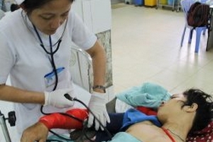 2 công nhân bị truy sát trên đường đi làm về