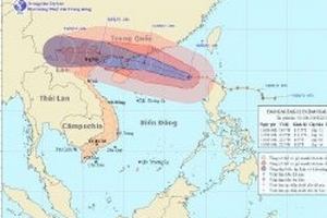Tin bão gần biển Đông (Cơn bão số 5)