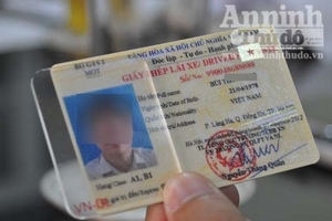 "Tiết lộ" những tính bảo mật của GPLX mẫu mới.