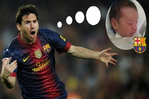 Messi hướng quý tử đầu lòng theo nghiệp Barca