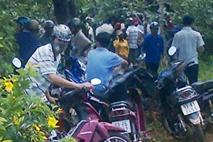 Suýt ngất khi thấy bộ xương khô trong rừng