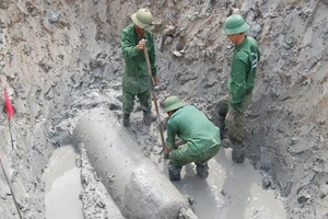 Phát hiện bom 1,3 tấn ở khu công nghiệp