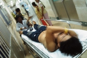 TP.HCM: Người dân bị rắn lạ tấn công