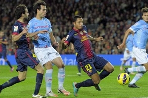 Barca trả giá đắt cho chiến thắng trước Celta