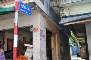 Lộ giới hẻm làm khổ dân