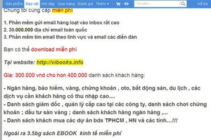 Bát nháo mua bán thông tin cá nhân