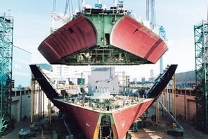 Hyundai Heavy ra động cơ tàu thủy nhiên liệu kép