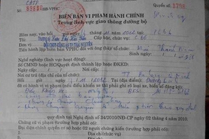 Xử phạt trường hợp đầu tiên chưa sang tên, đổi chủ