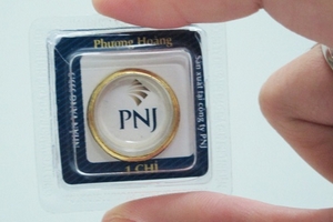 Lách bằng vàng miếng nữ trang