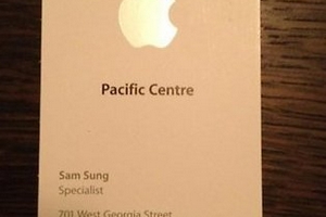 Nhân viên Apple có tên Sam Sung