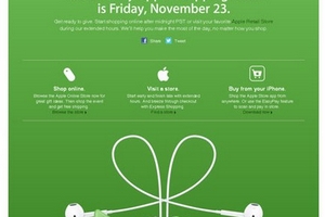 Apple giảm giá bán nhân ngày "Black Friday"