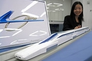 Nhật Bản ra mắt tàu điện từ siêu tốc không bánh