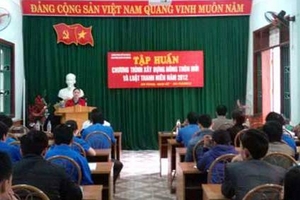 Hà Giang: 60 cán bộ Đoàn cơ sở được tập huấn xây dựng nông thôn mới