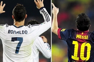 Bóng Vàng, trái táo Messi và quả cam Ronaldo