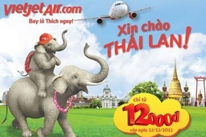 Bay đến thiên đường giải trí Thái Lan chỉ với 12.000 đồng