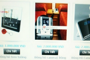 Thiết bị ghi âm, nghe lén bày bán tràn lan