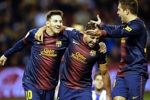 Barcelona “vô đối” trong năm 2012