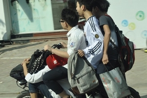 Tổng kiểm tra xử lý xe đạp điện vi phạm giao thông