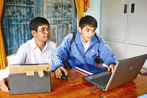 'Xã laptop' vùng cao