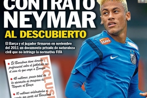 Tiết lộ: Neymar sẽ bị phạt 80 triệu euro nếu không đến Barca