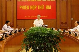 Khởi tố, xét xử các vụ tham nhũng lớn từ quý 2/2013