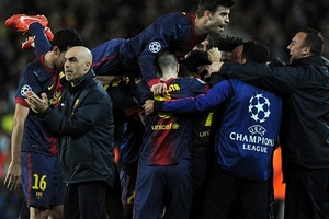 Barca lập kỉ lục chưa từng có ở Champions League