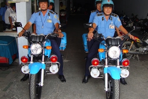 Thanh tra Sở GTVT TPHCM được trang bị 14 mô tô đặc chủng