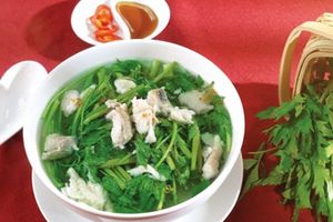 Canh cá lóc rau cần