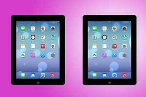 Giao diện của iOS 7 bất ngờ xuất hiện trên cả iPad