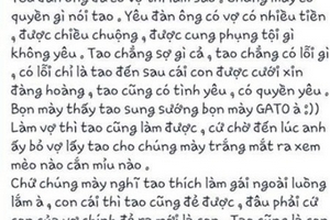 “Tuyên ngôn cướp chồng” gây sốt hứng “bão” chỉ trích từ cộng đồng mạng