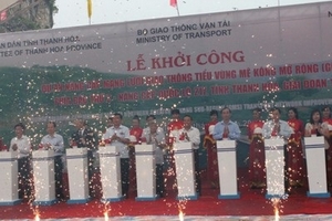 Thanh Hóa: Khởi công Dự án Giao thông tiểu vùng Mê Kông mở rộng