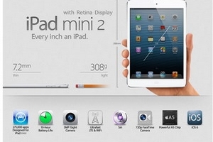 WSJ khẳng định iPad mini 2 sẽ có màn hình Retina