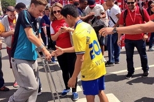 Clip "Running Man" trở thành tâm điểm tại Emirates