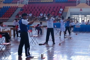 Giải vô địch bắn nỏ toàn quốc thu hút hơn 100 VĐV