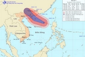 Bão số 7 sẽ gây mưa lớn và dông lốc xoáy vài nơi