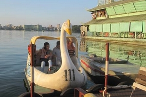 “Vịt tử thần” khổng lồ tung hoành ở Hà Nội